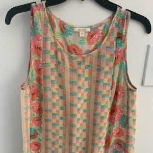 Ella Moss sleeveless floral blouse